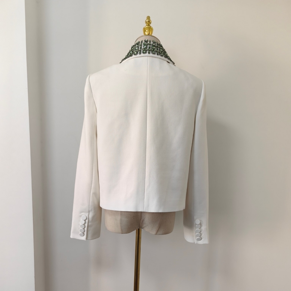 Final Sale Veronicas Beard Imogen Embellished Cropped Jacket - Picture 8 of 16